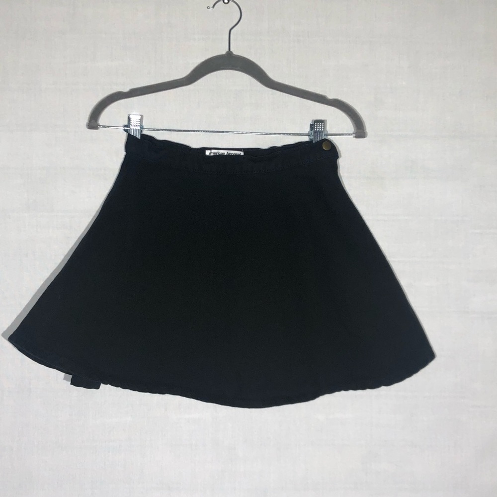 ☀️AMERICAN APPAREL BLACK SKATER JEAN SKIRT